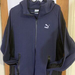 Puma Tech Style Full Zip Hoodie 571099-05 Men's Size ( XL) Blue